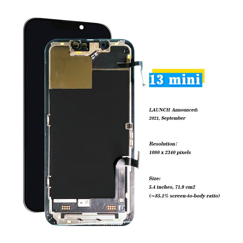 Mobile phones repair part tft oled Pantalla Lcd Screen For Iphone 13 mini
