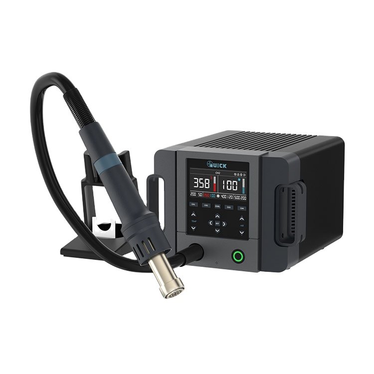 QUICK 861PRO 1300W Smart Hot Air Desoldering Station For Mobile Phone Motherboard Ic Chip Level PCB Repair Station