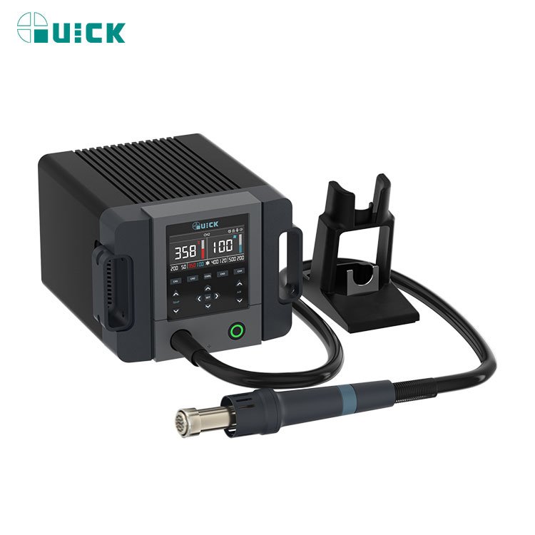 QUICK 861PRO 1300W Smart Hot Air Desoldering Station For Mobile Phone Motherboard Ic Chip Level PCB Repair Station