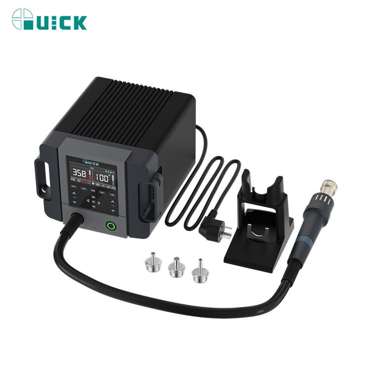 QUICK 861PRO 1300W Smart Hot Air Desoldering Station For Mobile Phone Motherboard Ic Chip Level PCB Repair Station