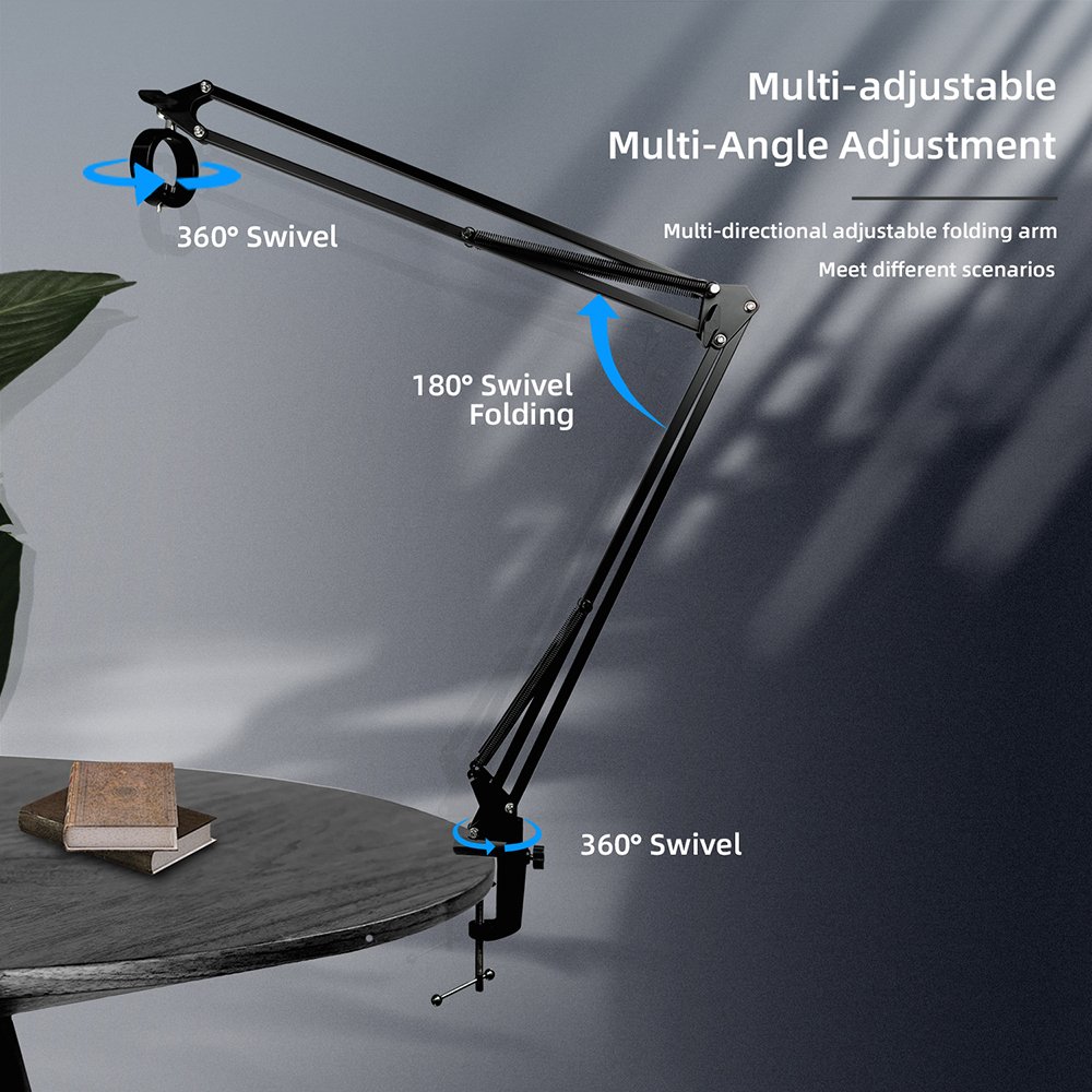 YIZHAN Monocular Microscope Folding with Ring Stand Industrial Appearance Inspection Mobile Phone Motherboard Repair