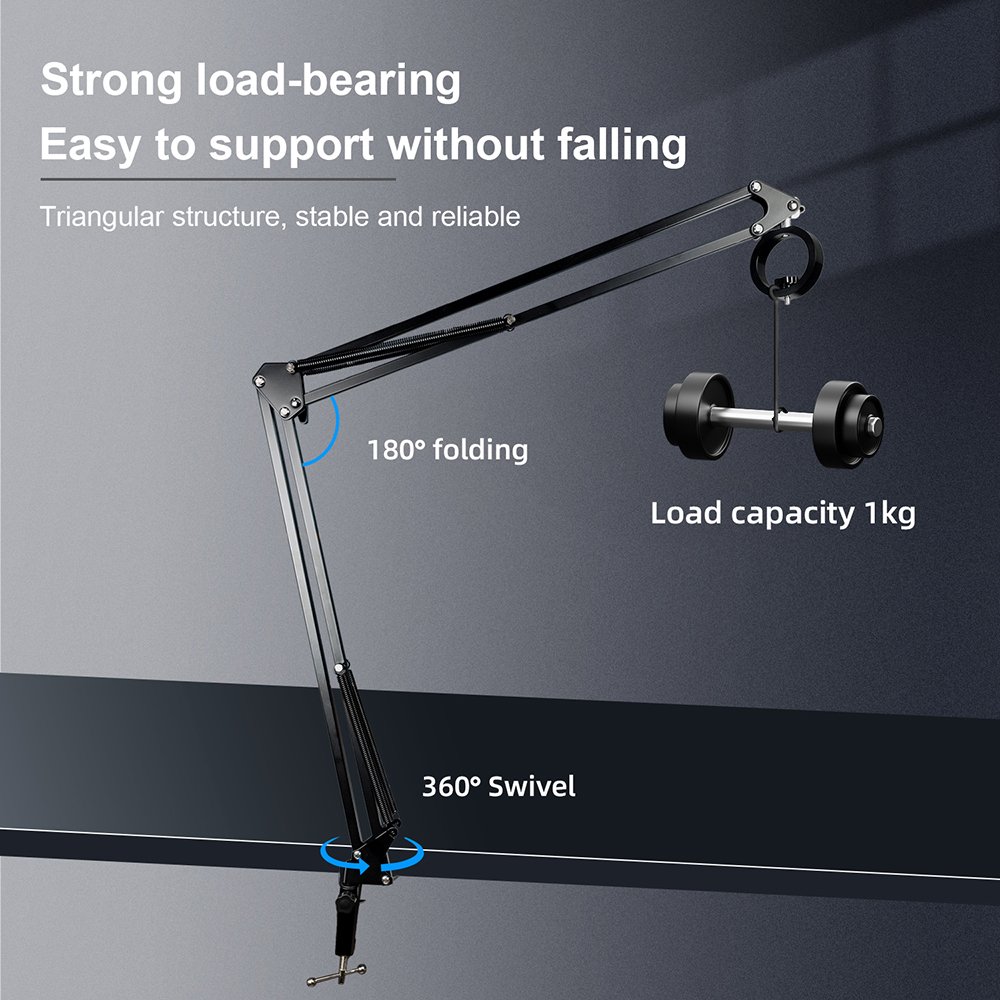 YIZHAN Monocular Microscope Folding with Ring Stand Industrial Appearance Inspection Mobile Phone Motherboard Repair