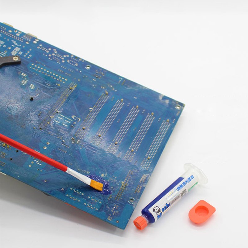 MECHANIC 10CC UV Curing Solder Mask Ink Soldering Paste Flux for BGA PCB Motherboard Paint Prevent Corrosive Arcing
