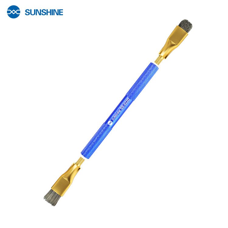 SUNSHINE SS-022D Double copper head dual-purpose brush for mobile phone repair