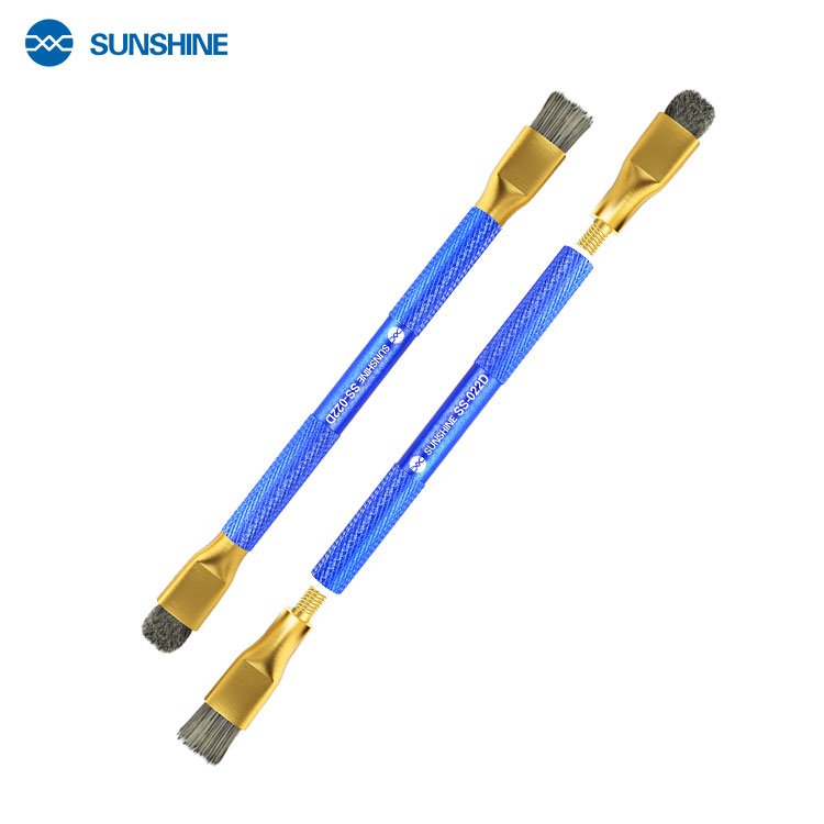 SUNSHINE SS-022D Double copper head dual-purpose brush for mobile phone repair