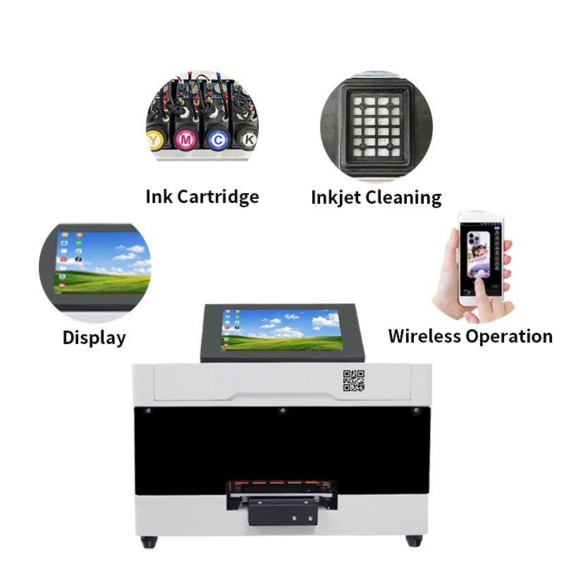Newest Mini Printer Phone Cover Printer Print Directly By Scanning Code For Personalized Customization UV Printers