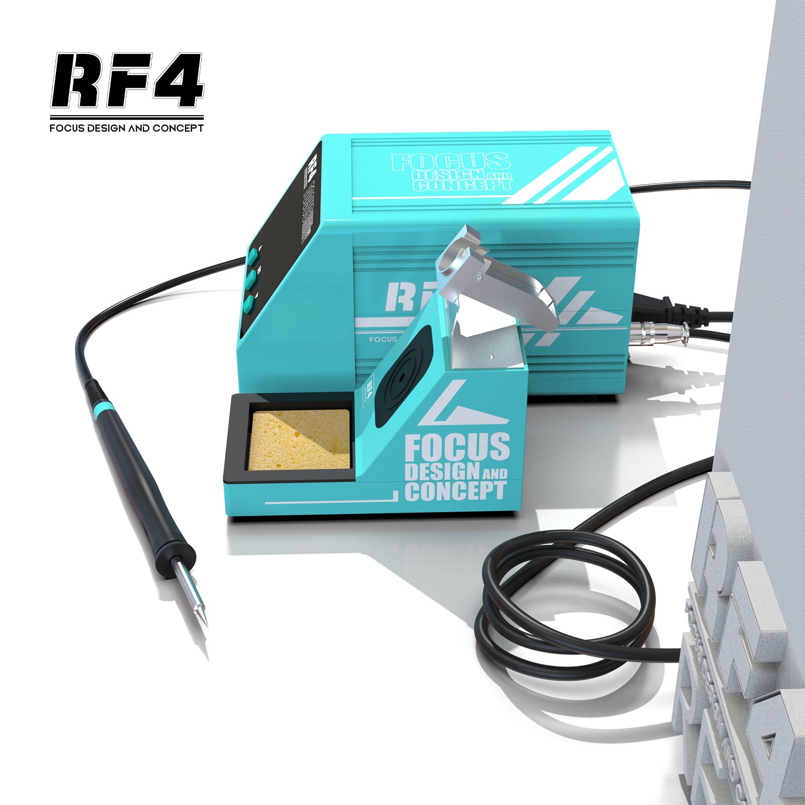 RF4 RF-ONE Smart Soldering Iron for BGA PCB SMD Digital Wesandalsoldering Station Phone Motherboard Repairshoes Welding Provided