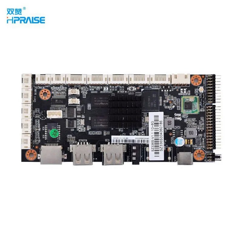 Dual Lvds Embedded Android Mini Single Board Advertising Kiosk Screen Board motherboard With Processor 12V