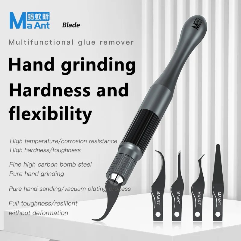 MaAnt MY-102 Mobile Phone CPU NAND Glue Removal Blade Motherboard BGA Chip Scraper Pry Knife Rear Glass Disassembly Hand Tools