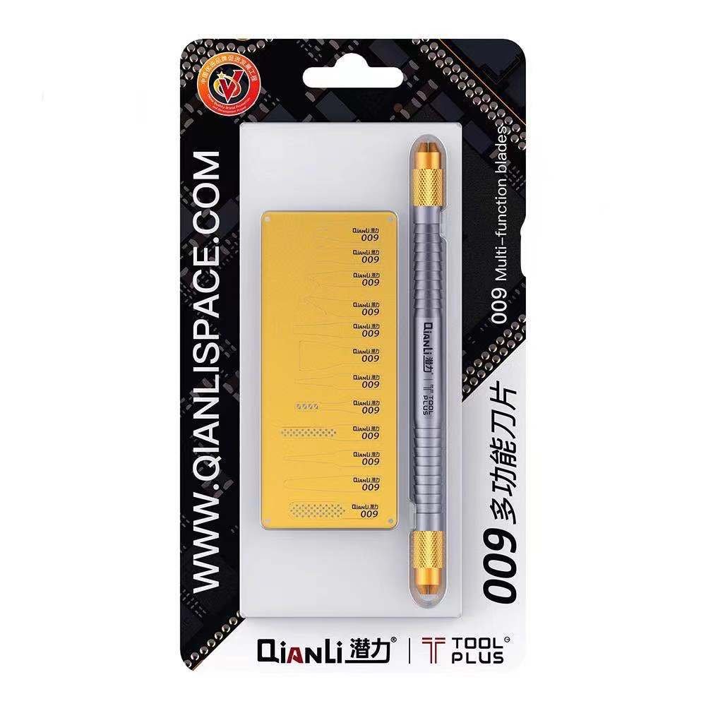 Qianli 007 008 009 CPU Removal Scalpel Knife Glue Remover Pry Knife with Blade Set Motherboard BGA Chip Glue Cleaning Scraper