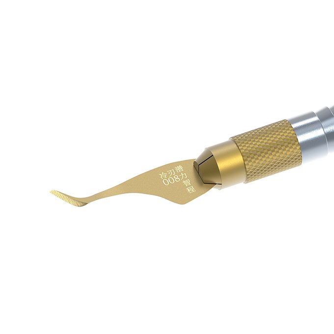 QianLi 008 Remove Glue Knife CPU Double Knife Side Glue Cleaner Flexible Thin Blade Knife for repairing
