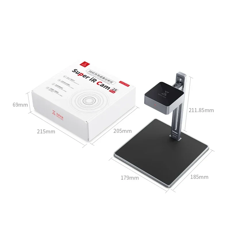 Qianli Infrared Thermal Imaging Analyzing Camera MEGA-IDEA Super IR Cam 2S Pro 3D PCB Short Circuit Quick Diagnosis Motherboard