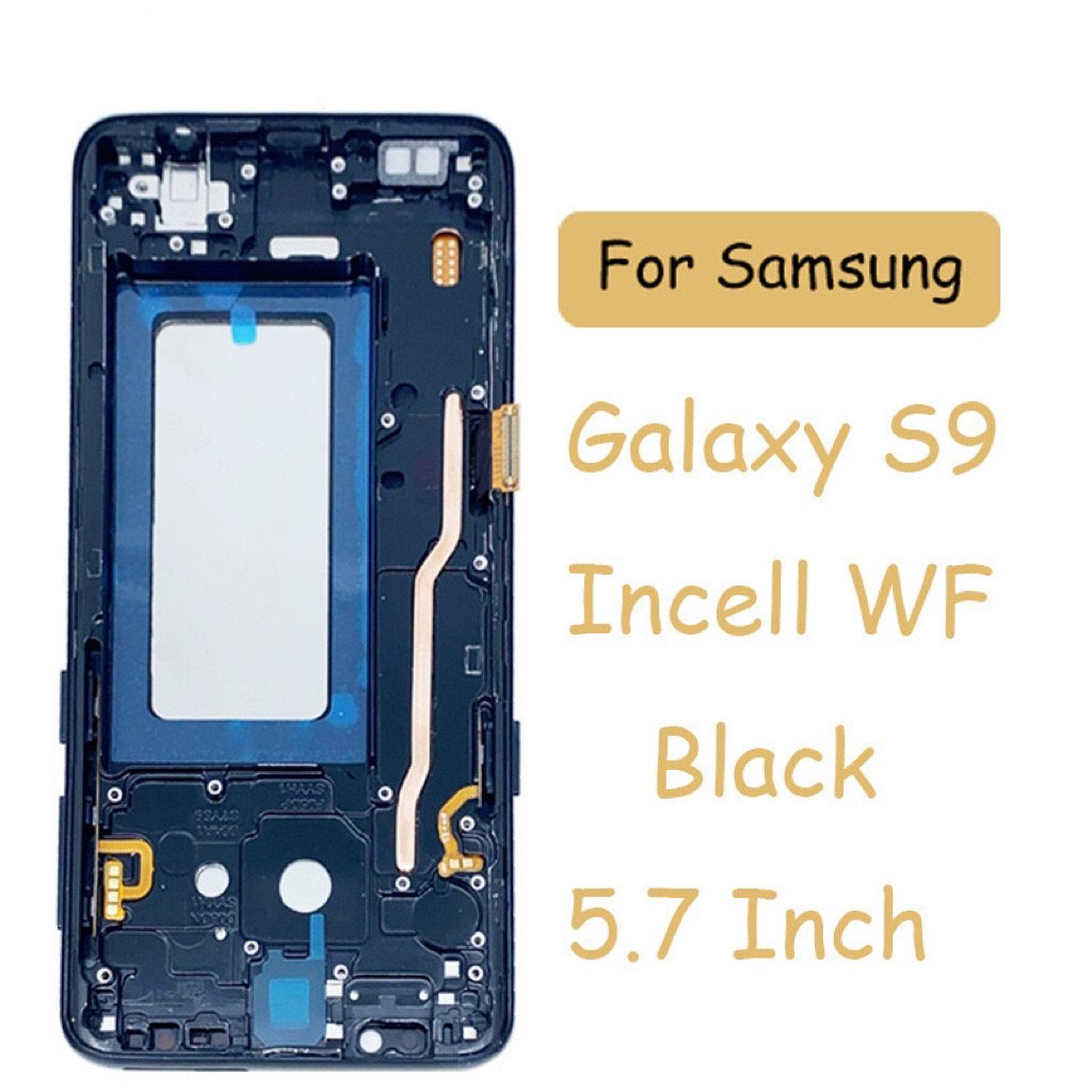 Elekworld Incell OLED Screen with Frame For Samsung S9 Plus LCD SM G965 Touch Screen AMOLED Display Assembly Replacement