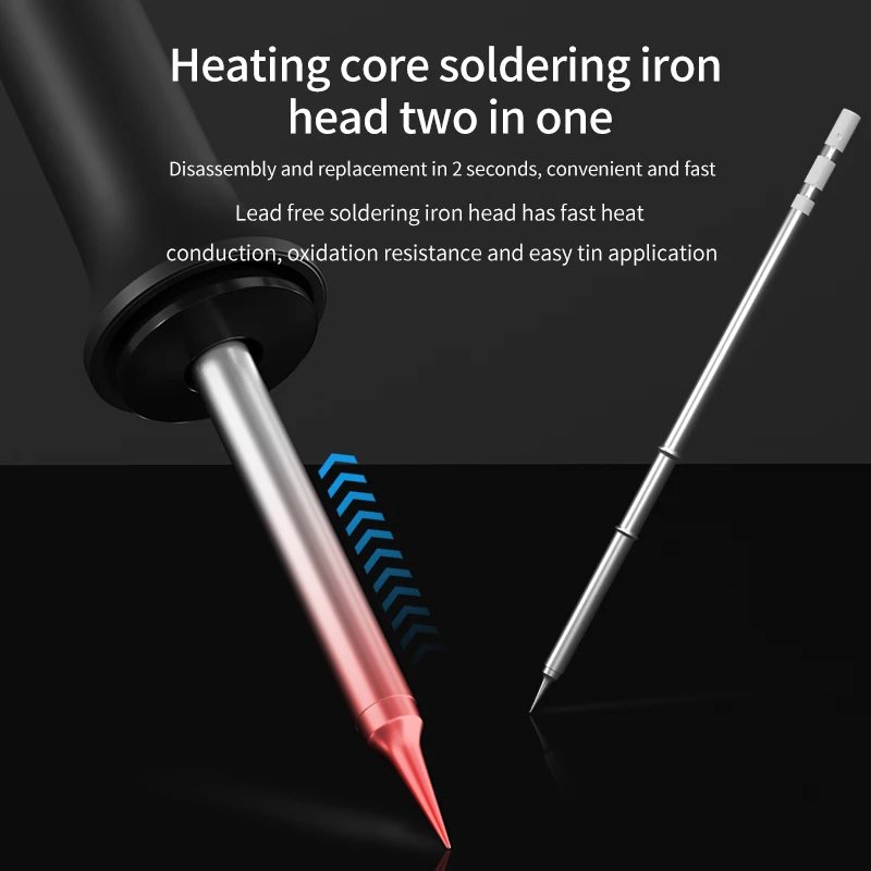 MaAnt T12R Mini Soldering Station 75W Intelligent Temperature Control for Mobile Phone Motherboard BGA PCB Repair Welding Tool