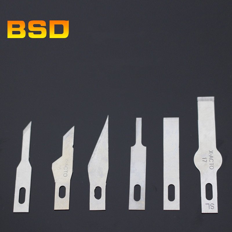 10PCS BSD Glue Removal Stainless Steel Blade Knife For Engraving Cutting Film Mobile Phone Phone Motherboard IC CPU Clean Repair