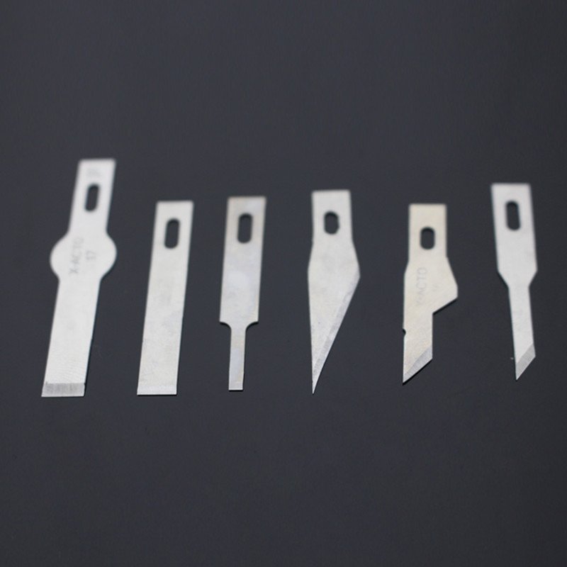 10PCS BSD Glue Removal Stainless Steel Blade Knife For Engraving Cutting Film Mobile Phone Phone Motherboard IC CPU Clean Repair