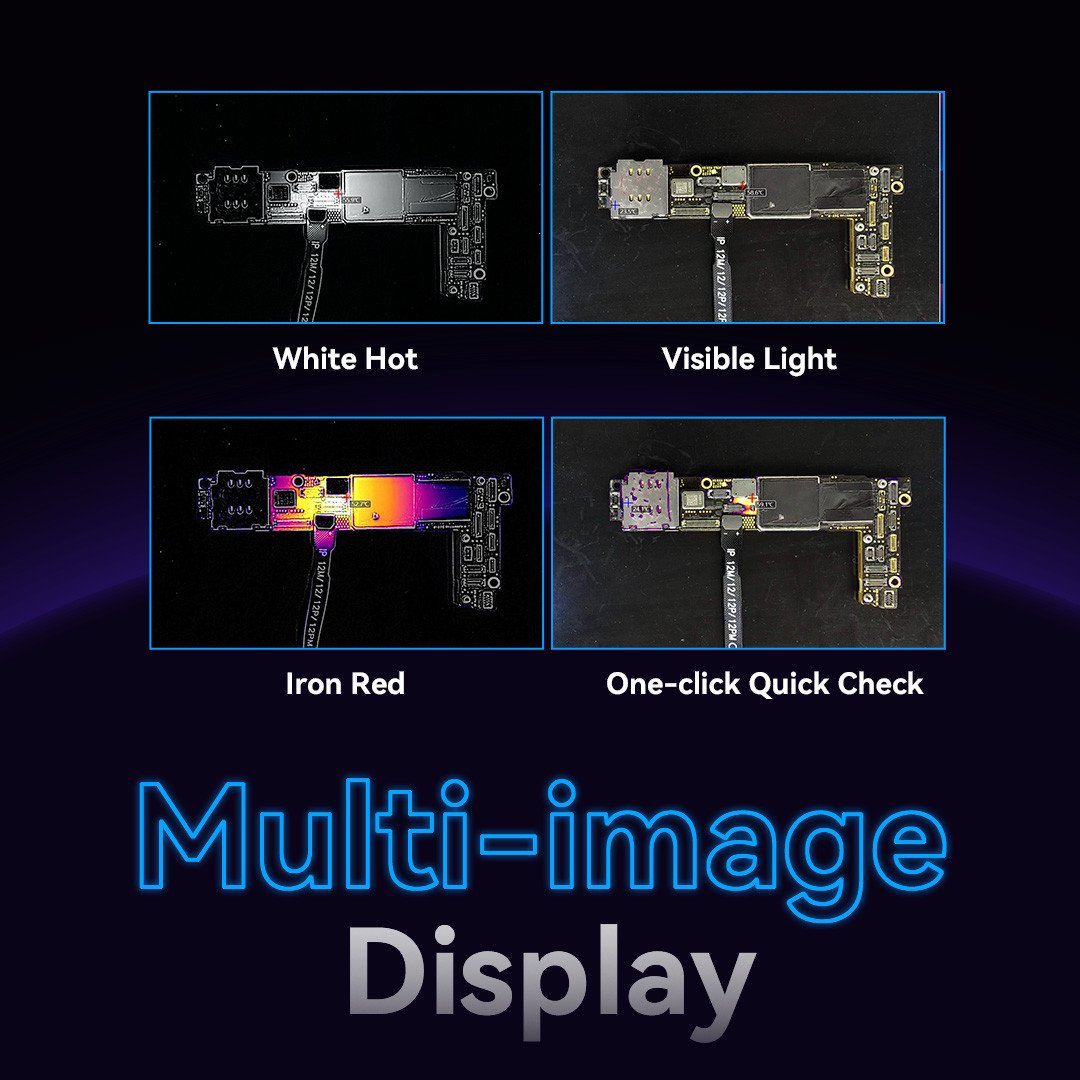Motherboard Thermal Imaging Fault Diagnosis Tool for Macbook Laptop Phone PCB Diagnosis Malfunction Repair Equipment