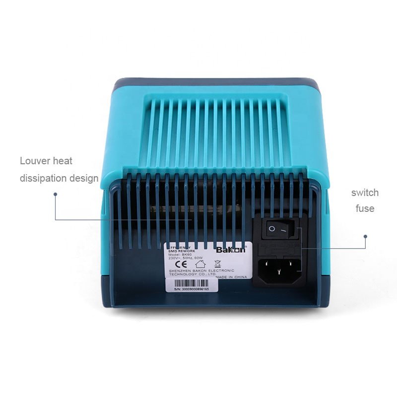Bakon China Supplier BK90 Welding Table Tool PCB Smd Rework Rapid Heating Soldering Station 90W