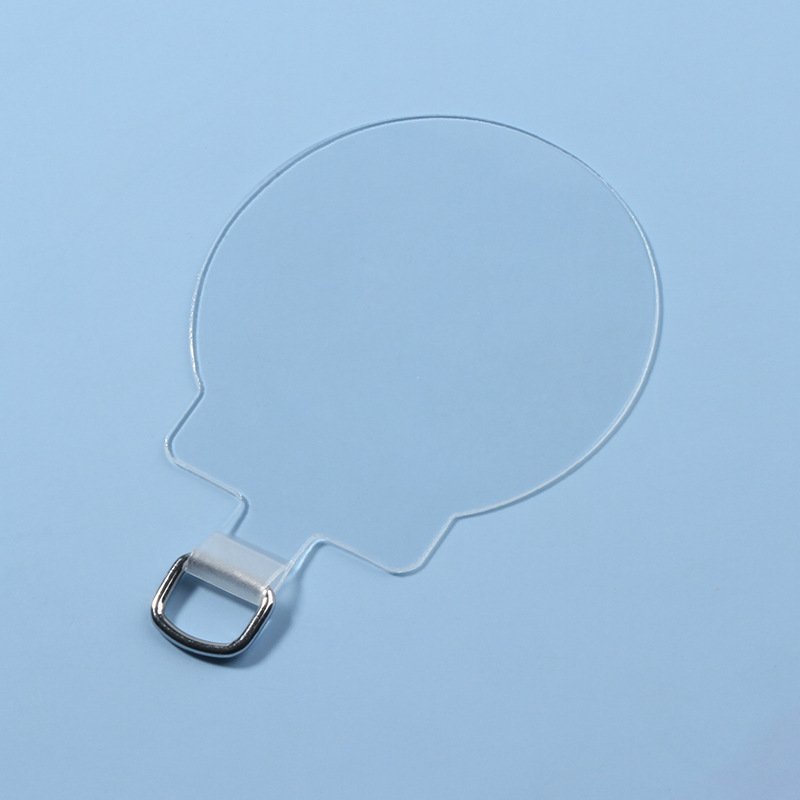 Mobile phone gasket fixed card strap card stick mobile phone charging port fixed card hang transparent mobile phone gasket