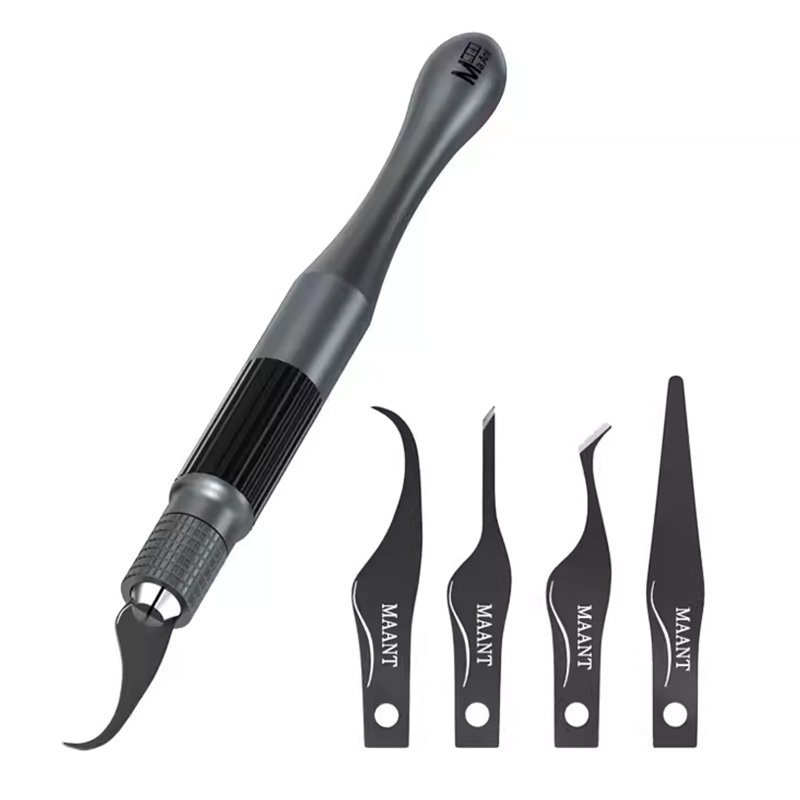 MaAnt Multifunctional Glue Removal Blade Set Hand Grinding Hardness and Flexibility Motherboard Chip CPU IC Scraper Pry Knife