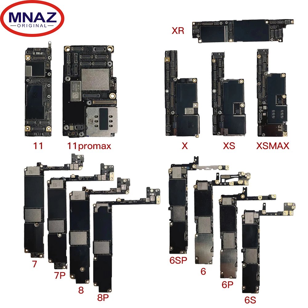 iCloud Locked ID Motherboard For iPhone Power On Logic Board LCD Testing Repair Skill Practice Mainboard