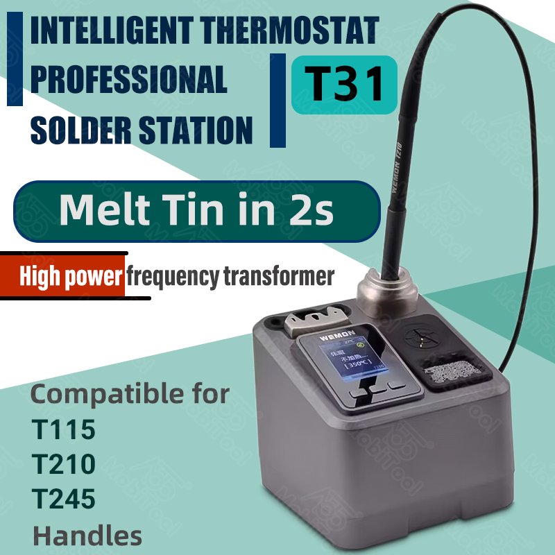 OSS T31 Intelligent Thermostatic Supports T115 T245 T210 Handles Rework Solder Station for Motherboard Repair