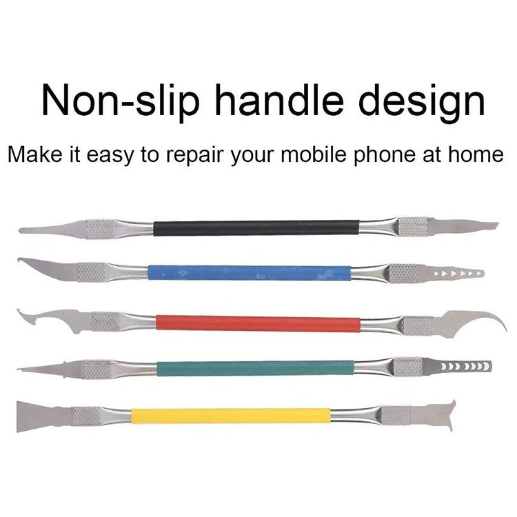 5 in 1 IC Chip Repair CPU NAND Remover CPU Crowbar Remove Glue Knife Tools Kit for Motherboard Repair Electronics Tool Kit