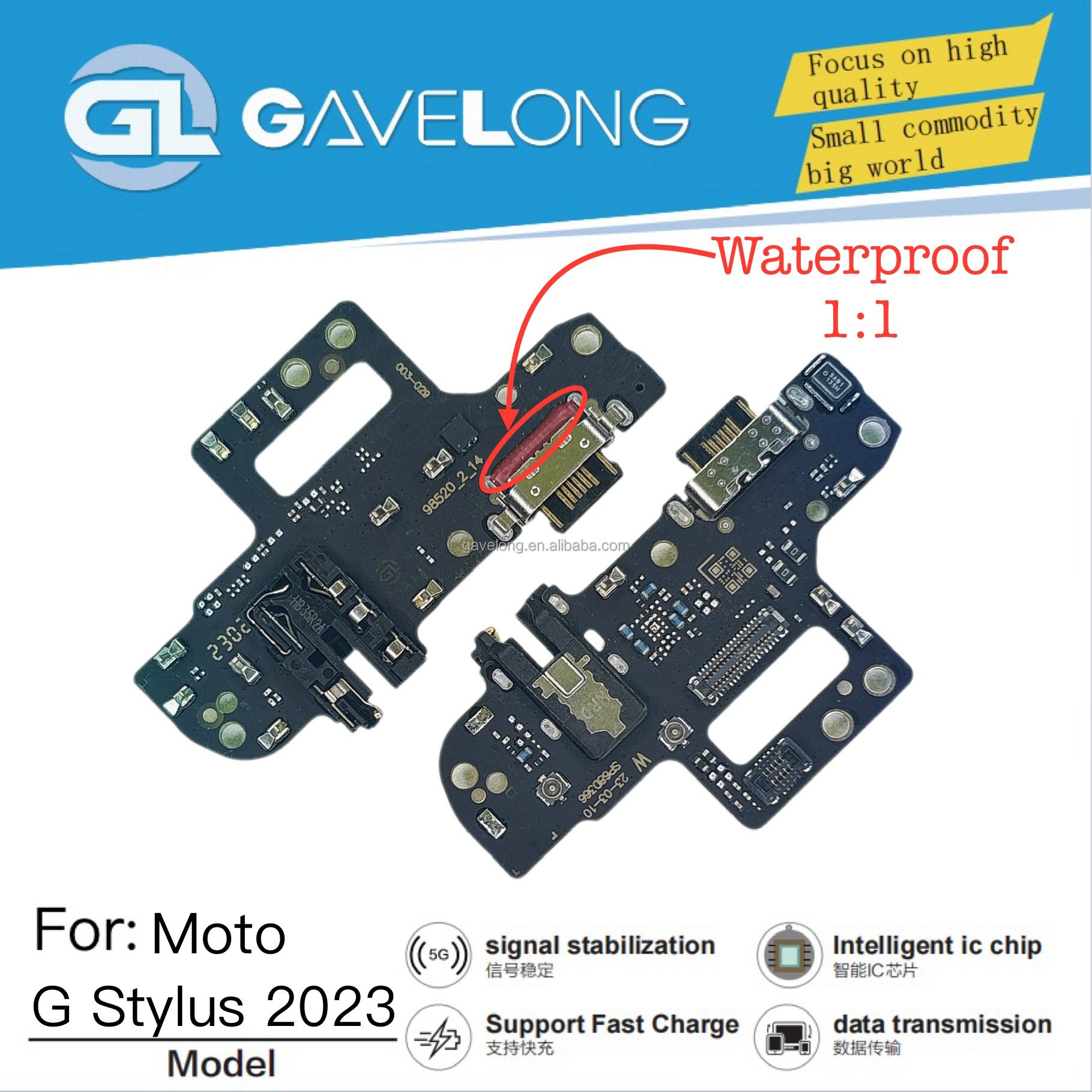 Mobile phone connector charger flex For Motorola Edge Plus