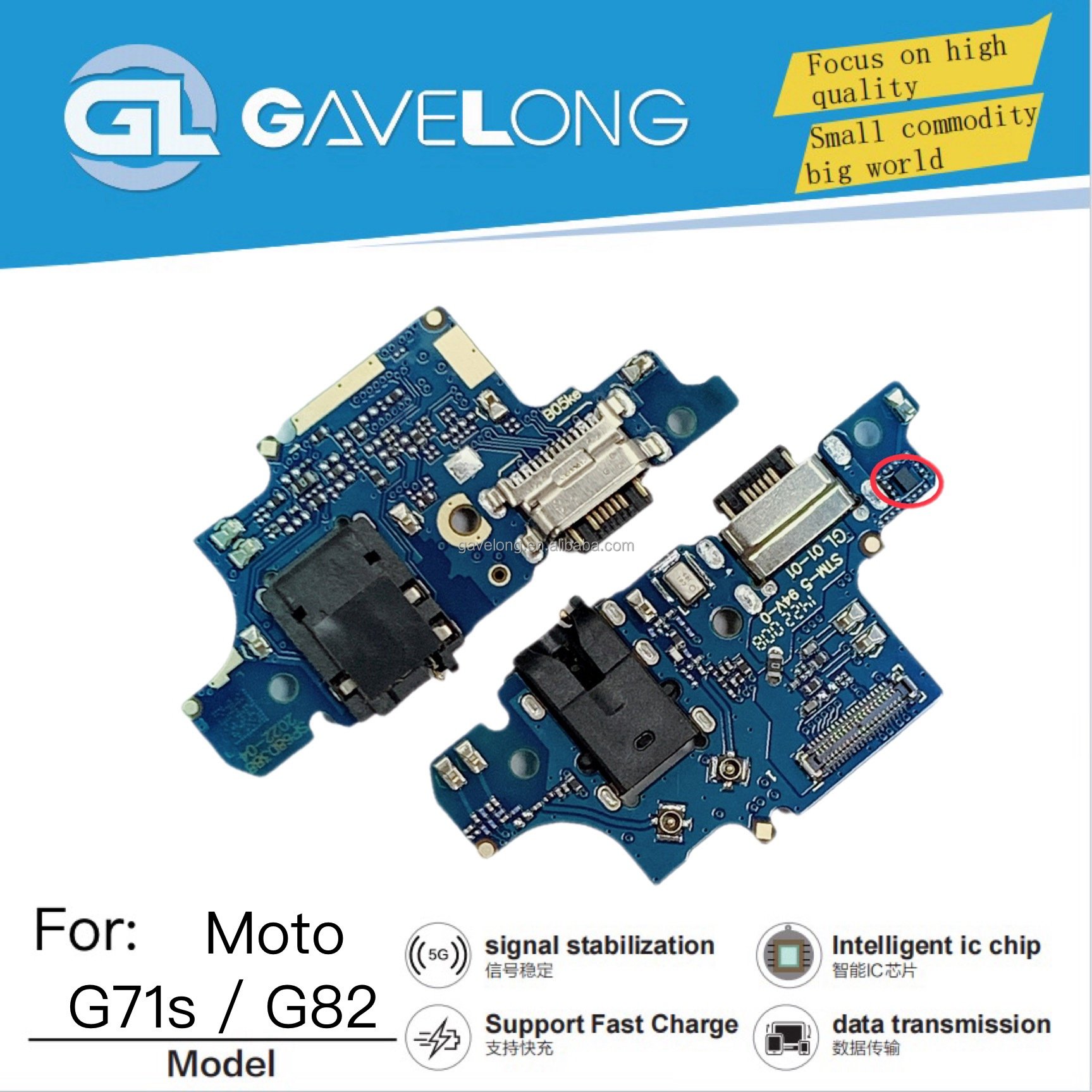 Mobile phone connector charger flex For Motorola Edge Plus
