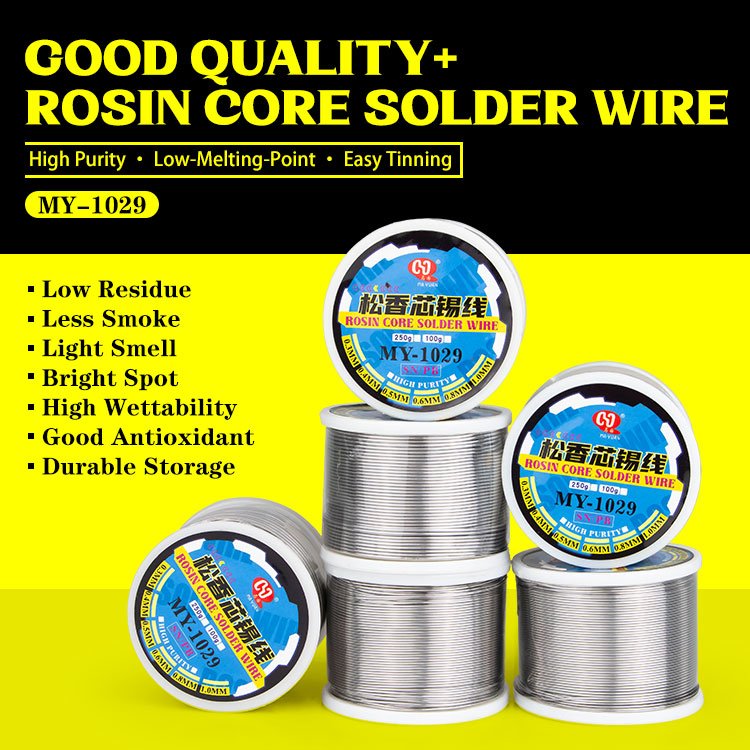 100g 250g Rosin Core Flux Solder Tin Wire for Mobile phone Motherboard Circuit Board Soldering