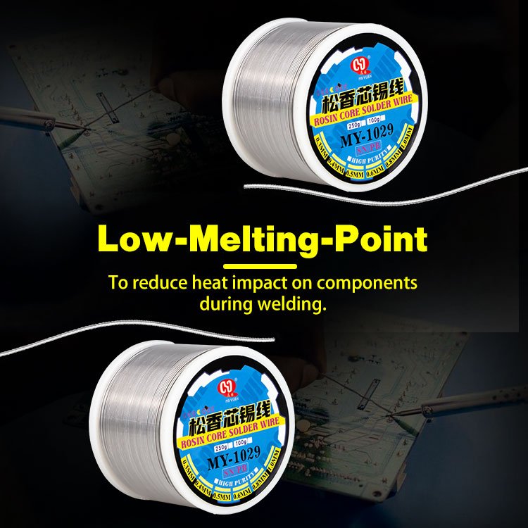 100g 250g Rosin Core Flux Solder Tin Wire for Mobile phone Motherboard Circuit Board Soldering