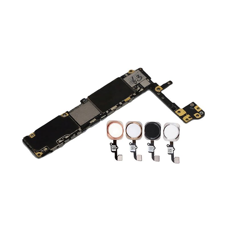 100% Original Unlocked Mobile Phone Motherboard for Phone 6s with Touch ID 16GB 64GB 128GB