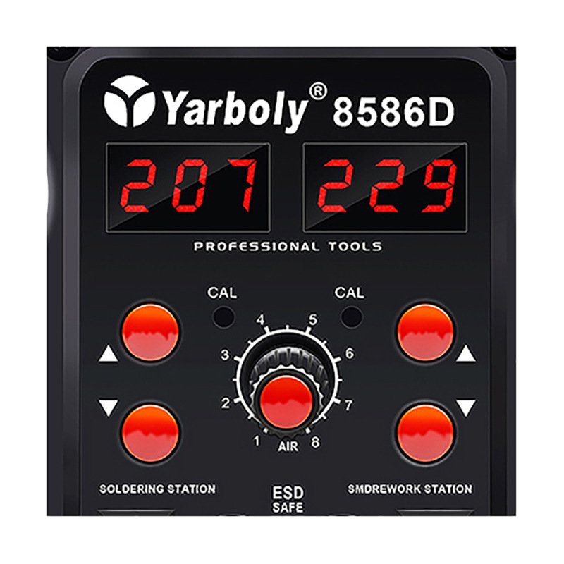 Hot air gun constant temperature welding station 8586D hot air gun electric soldering iron maintenance station