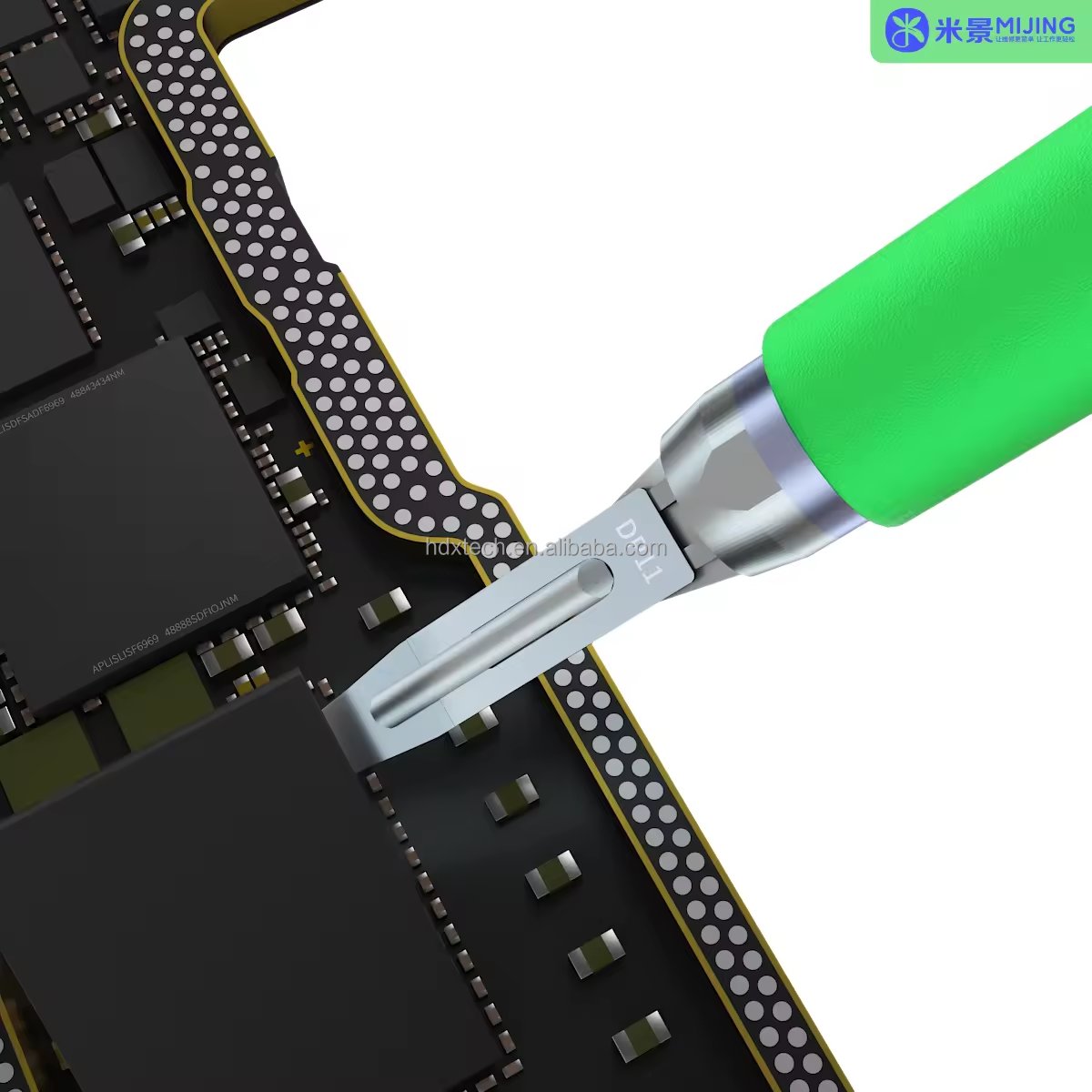 Mijing KC8 CPU NAND Glue Remover Tool Blade Set for Mobile Phone Repair Kit Motherboard BGA Chip Scraper Pry Knife