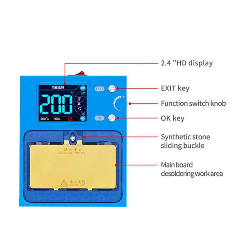 AIXUN iHeater Pro Pre-heating Desoldering Station For iPhone X-13/14/15 Pro/Max Android Phone Motherboard Layered Heating