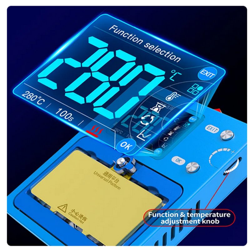 AIXUN iHeater Pro Pre-heating Desoldering Station For iPhone X-13/14/15 Pro/Max Android Phone Motherboard Layered Heating