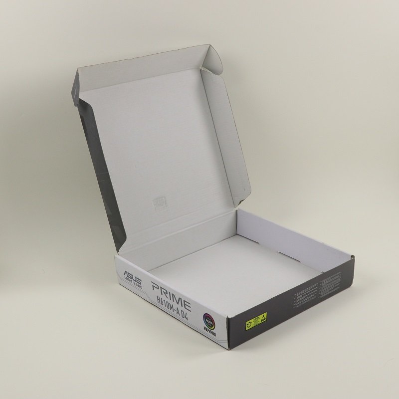 Oem Factory Custom Logo black Color Corrugated Electronics Packaging Computer motherboard Mailer Box Shipping Box