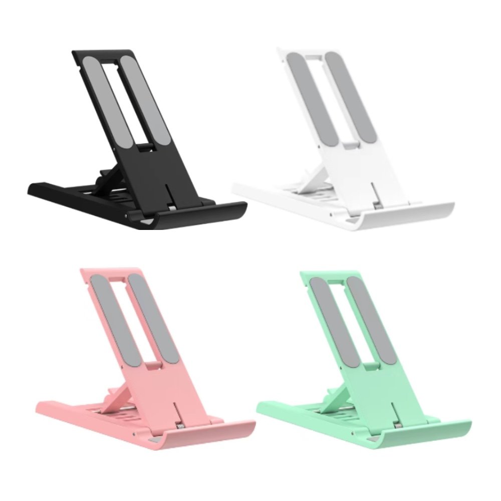 CaseBuddy Factory Wholesale Macaron Foldable Desk Durable Metal Phone Holder Triangular Stable Mobile Phone Stand Heat Dissipate