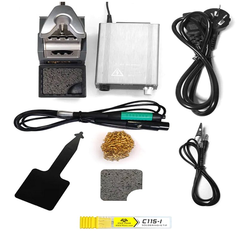 Electric Soldering Iron With Temperature Control OSS T115 PCB Soldering Station For Phone Motherboard Solder Repair Welding