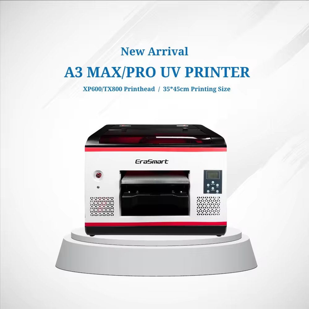 Newest Digital 3545 Phone Case Flatbed UV Printing Machine A3 UV Printer For Mobile Phone Case PVC Card Bottle Golf Cup