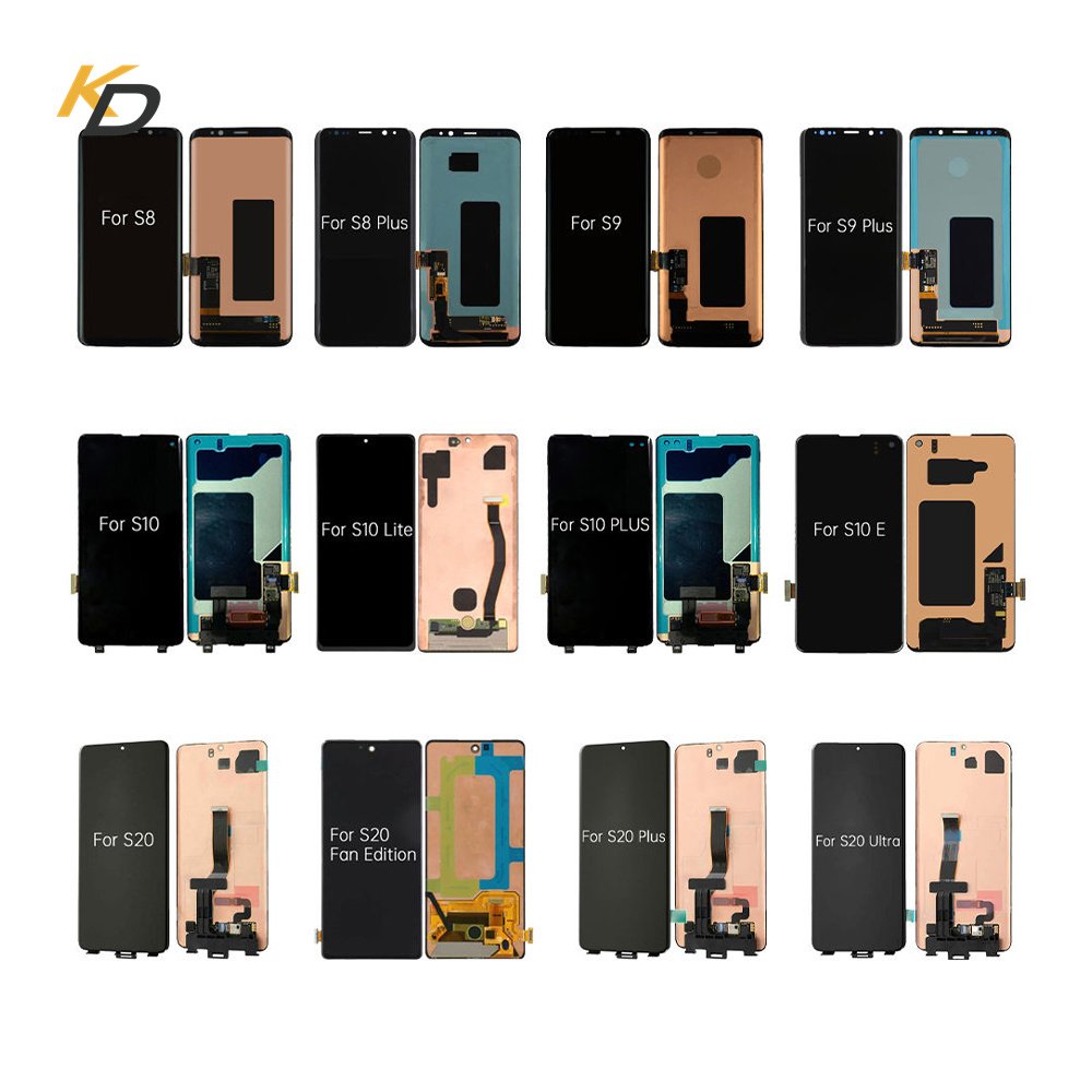 Screen For Samsung Galaxy S7 S8 S9 edge Plus S10 S20 Plus S20U S21 S22 S23 Ultra Mobile Phone Lcds
