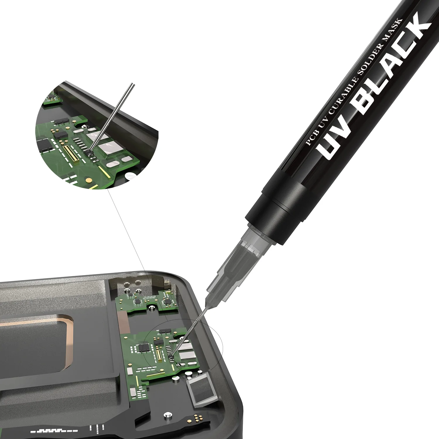 2UUL UV curable solder resist oil PCB UV curing soldering mask for mobile phone motherboard disassembly welding repair glue