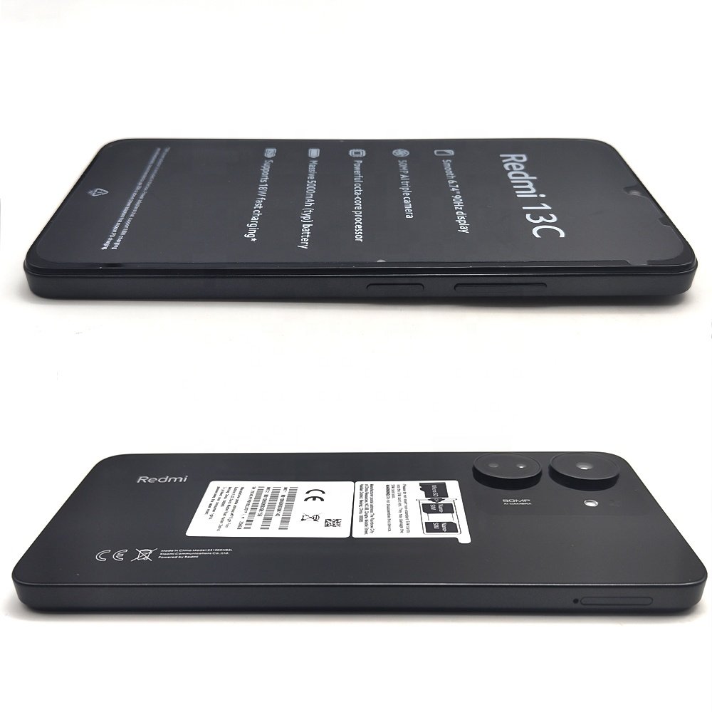 For Redmi 13c 256gb 6.74 Inch Global Version Refurbished Used Phones 3g & 4g Smartphone Mobile Cheap Android Gaming Phone
