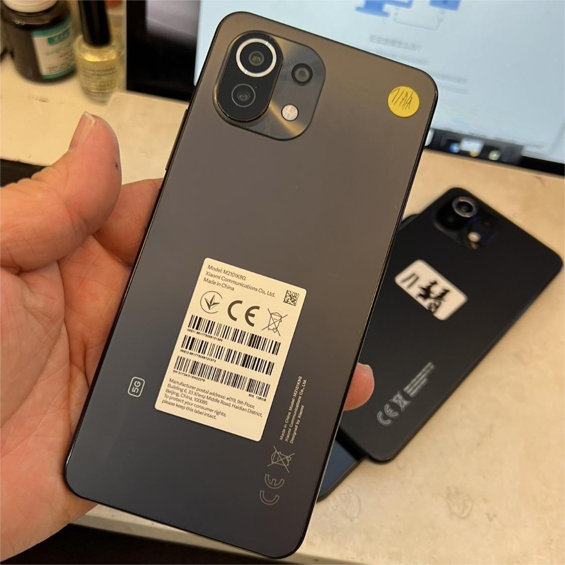 Wholesale original used phone for XiaoMi 11lite mi11 lite second hand mobile phones 128GB mass memory refurbished phone