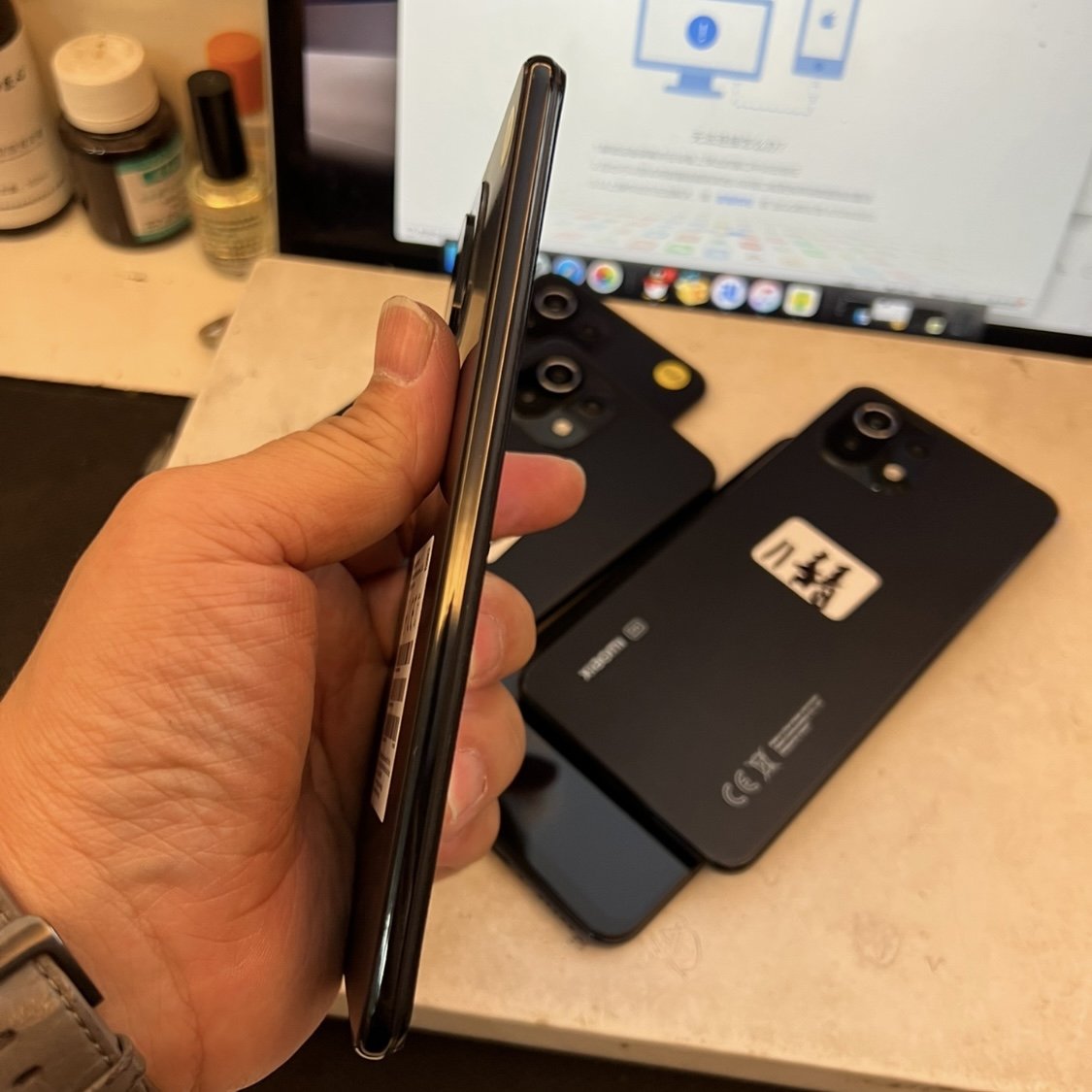 Wholesale original used phone for XiaoMi 11lite mi11 lite second hand mobile phones 128GB mass memory refurbished phone
