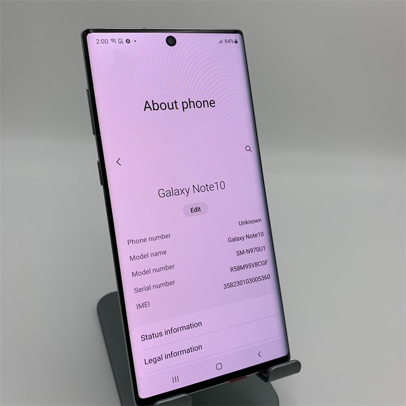 Cheapest Original Unlock Used Mobile Phones Second Hand Cell Phone For Samsung Galaxy Note 10