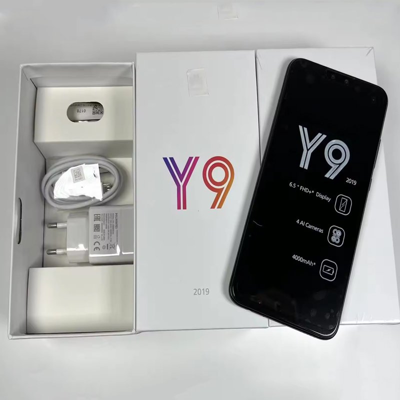 High Quality Used Second Hand Mobile Phones unlock for HUWEI Y9-2019 cellphone Wholesale celulares