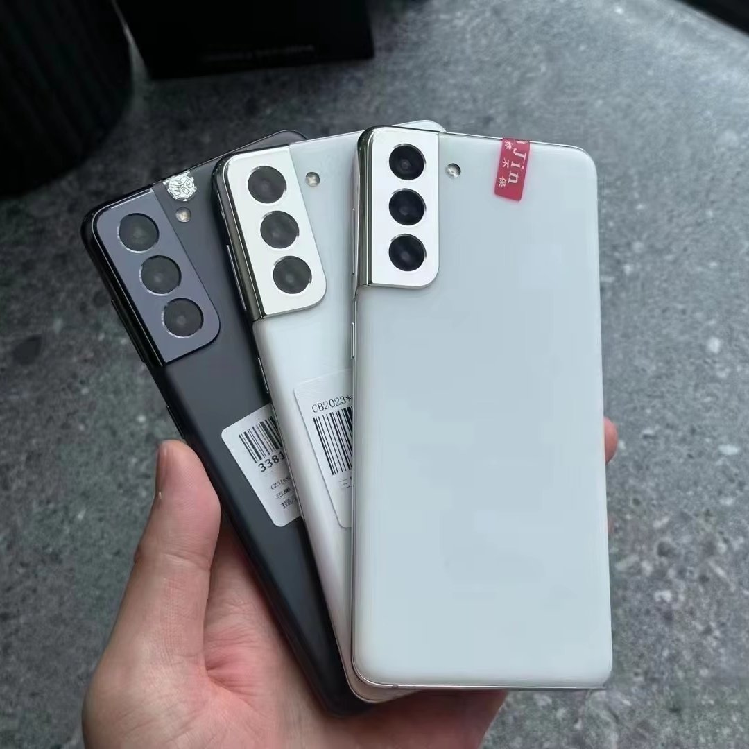 Wholesale for S21 Used Mobile Phones Second Hand No Scratch 5G Smartphone Unlocked