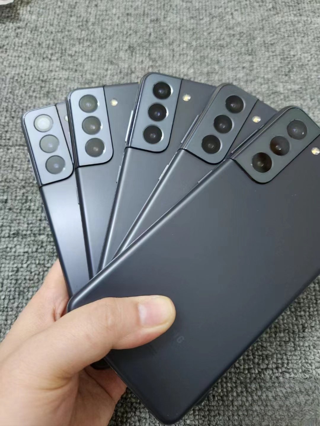 Wholesale for S21 Used Mobile Phones Second Hand No Scratch 5G Smartphone Unlocked