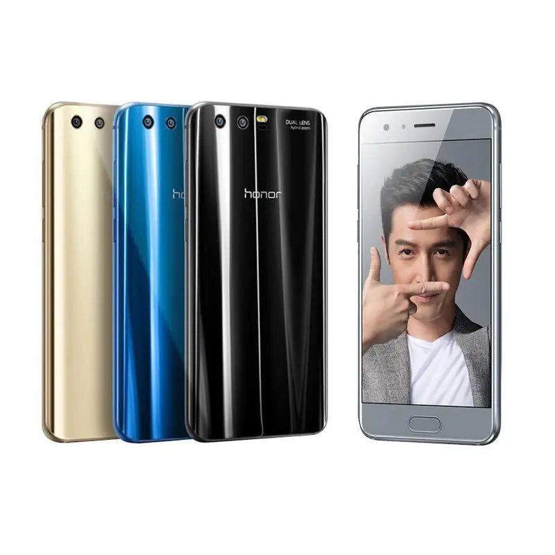 Honor 9 Wholesale Second Hand Smartphone 4G for Huawei Original Unlocked Used Mobile Phones dual card